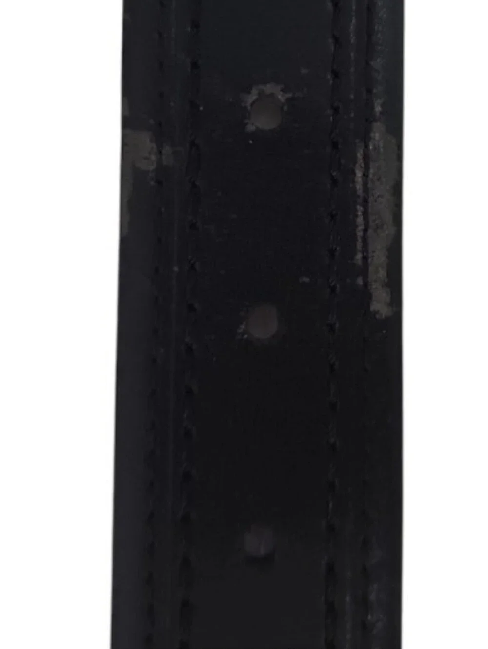 Columbia Reversible Leather Belt Men 38 Black Brown Silver Buckle Casual Neutral